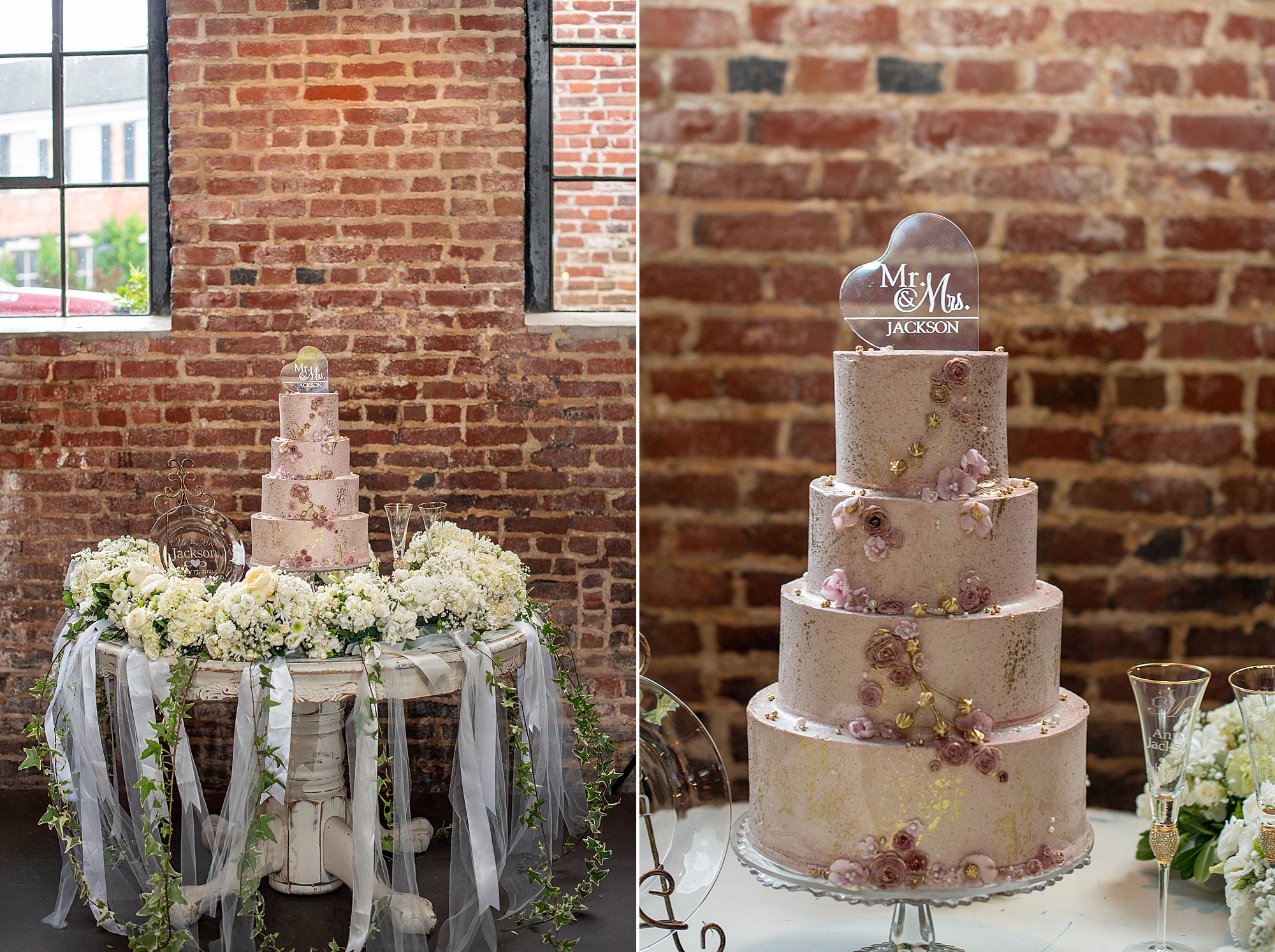 tiered wedding cake for Fredericksburg VA reception