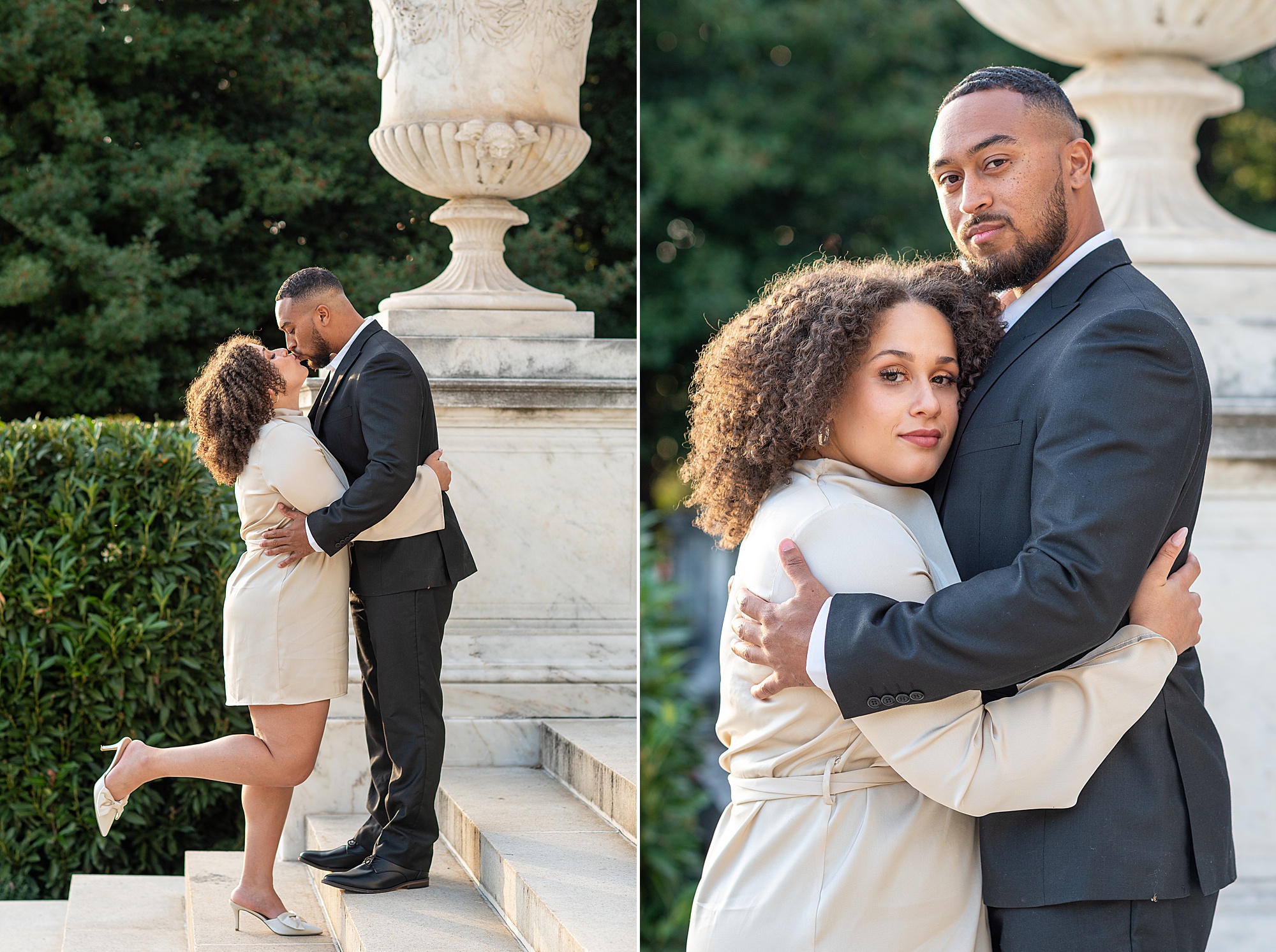 classy Washington DC engagement session at the American Pharmacist Association