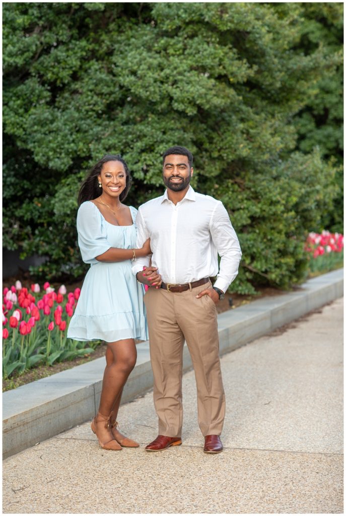 spring couples photo session in Washington D.C.