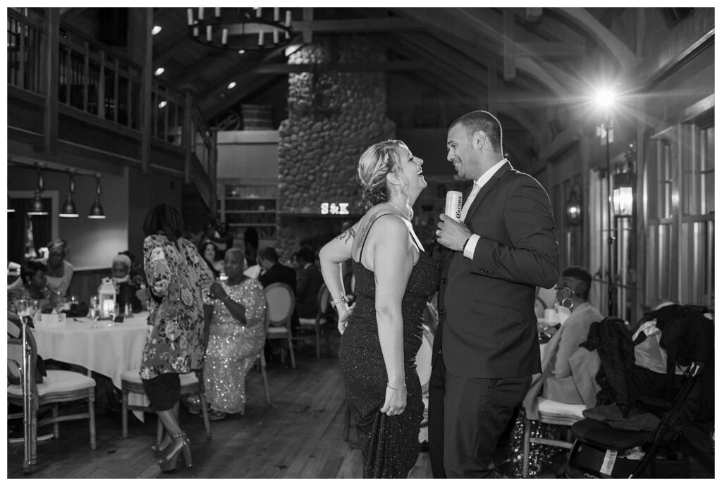 reception dancing at the Golf Club at South River wedding